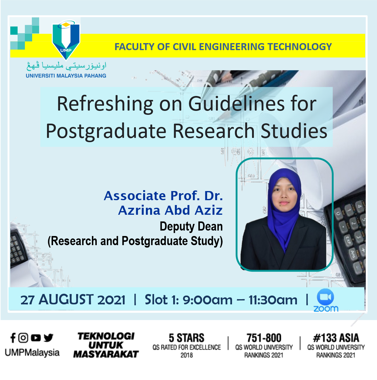 Guidelines for Postgraduate Research Studies Workshop - 27 August 2021