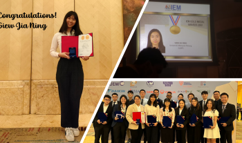 Triumph at the 64th IEM Annual Dinner & Night 2023: Siew Jia Ning Wins IEM Gold Award 2022 as Best Final Year Engineering Student in UMP!