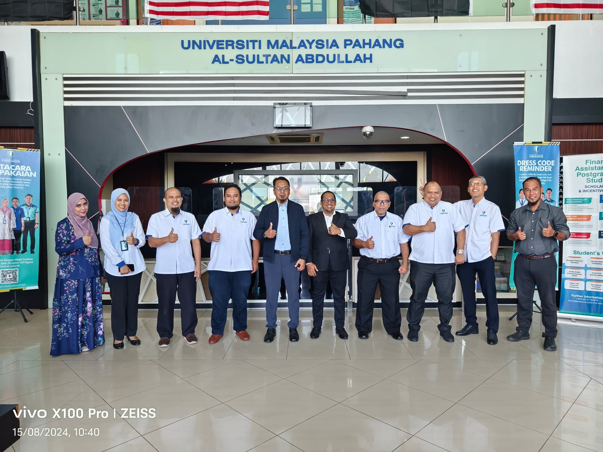 Lawatan & Mesyuarat Bersama Panel Penilai Luar, Prof. Ts. Dr. Syahrul Nizam Kamaruzzaman, Universiti Malaysia bagi Program Sarjana Muda Teknologi Pembinaan Bangunan (BVC) Fakulti Teknologi Kejuruteraan Awam, UMPSA pada 15 & 16 Ogos 2024