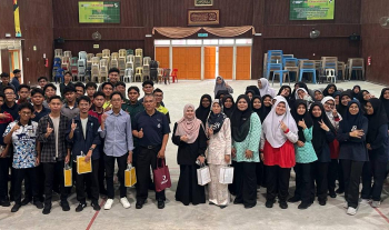 Program Faculty@School Fakulti Teknologi Kejuruteraan Awam, UMPSA bersama Pelajar Tingkatan 4 & 5 Kejuruteraan Awam, Sekolah Menengah Teknik Kuantan, Alor Akar yang telah diadakan pada 26 September 2024