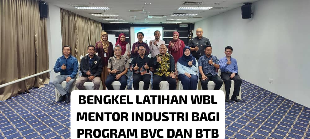 Bengkel Latihan Work Based Learning (WBL) Bersama Mentor Industri bagi Proram BVC & BTB (Sesi I) Fakulti Teknologi Kejuruteraan Awam, UMPSA pada 20 Februari 2025 bertempat di Hotel Grand Darul Makmur, Kuantan