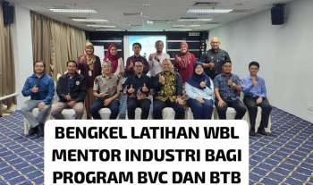 Bengkel Latihan Work Based Learning (WBL) Bersama Mentor Industri bagi Program BVC &amp; BTB (Sesi I) Fakulti Teknologi Kejuruteraan Awam, UMPSA pada 20 Februari 2025 bertempat di Hotel Grand Darul Makmur, Kuantan