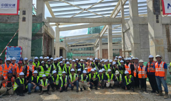 Lawatan pelajar Sarjana Muda Teknologi Kejuruteraan (Pengurusan Infrastruktur), Fakulti Teknologi Kejuruteraan Awam, UMPSA ke stesen ECRL Paya Besar, Kuantan bagi Kursus Studio 4 Infrastructure Planning, Program BTC, FTKA pada 14 Mei 2025