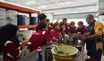 P&P Kursus Amali Makmal bagi pelajar Program Diploma Teknologi Pembinaan, Kolej Vokasional Kuantan bertempat di Makmal Bahan & Struktur dan Makmal Jalan Raya & Lalulintas, Fakulti Teknologi Kejuruteraan Awam, UMPSA pada 22 September 2025