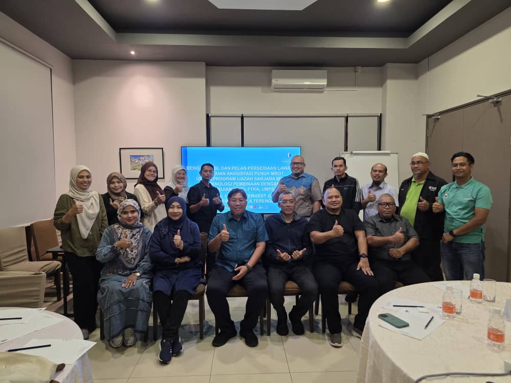 Bengkel Persediaan Penilaian Akreditasi Penuh MBOT berkaitan Work-Based Learning (WBL) bagi Program Ijazah Sarjana Muda Teknologi Pembinaan Bangunan dengan Kepujian, FTKA, UMPSA pada 19 September 2025 bertempat di Permai Hotel, Kuala Terengganu