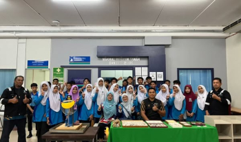 Lawatan Akademik daripada Pelajar SMK Padang Garuda dan SMK Seri Panching ke Fakulti Teknologi Kejuruteraan Awam, UMPSA sempena Hari Terbuka Makmal/Fakulti bersempena Festival of Ideas Peringkat Negeri Pahang pada 11 Oktober 2025