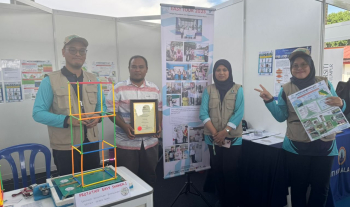 Pasukan Penyelidik Earthquake and Structural Stability (EASY) dari Fakulti Teknologi Kejuruteraan Awam, UMPSA turut serta memeriahkan sambutan Bulan Kesiapsiagaan Nasional 2025 pada 12 - 13 Oktober 2025 bertempat di Padang FA Jerantut, Pahang