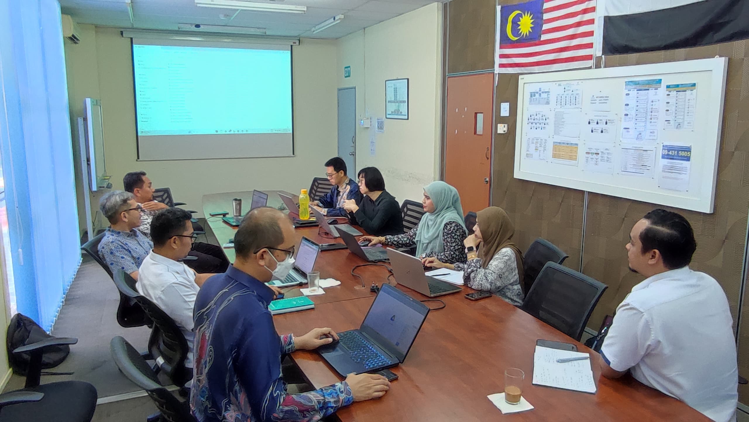 Bengkel Semakan Dokumentasi Self Assessment Report, Engineering Accreditation Council (EAC) bagi Program Sarjana Muda Kejuruteraan Awam (BAA) Fakulti Teknologi Kejuruteraan Awam, UMPSA pada 13 November 2025 bertempat di Bilik Mesyuarat FTKA, UMPSA Gambang