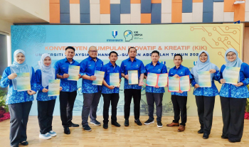 Setinggi-tinggi tahniah diucapkan kepada Kumpulan Smart Lab Ventures dari FTKA, UMPSA telah berjaya meraih Penarafan Emas dan Anugerah Anugerah Khas Juri dalam Konvensyen Kumpulan Inovatif dan Kreatif (KIK) Horizon Baharu Peringkat UMPSA 2025