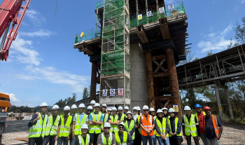 Lawatan Tapak Industri: Projek East Coast Rail Link (Subjek BVC3363 Keselamatan dan Kesihatan Pekerjaan untuk Pembinaan Bangunan) bagi pelajar BVC FTKA bertempat di ECRL Base Camp Section 5 & Spurline Chukai, Kemaman Terengganu pada 22 Disember 2025 