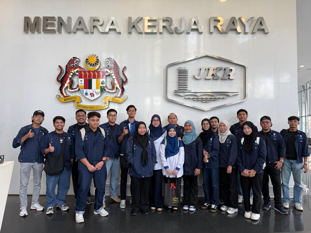 Program Lawatan Sambil Belajar ke Menara Kerja Raya (JKR) dan The Exchange TRX, Kuala Lumpur bagi pelajar Sarjana Muda Teknologi Kejuruteraan Awam (Bangunan) Sem I Sesi Akademik 2025/2026 (kursus elektif BCB3843 &amp; kursus BCA3943) pada 23 Disember 2025