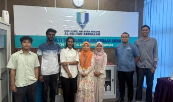 Welcoming FTKA international mobility students from Universitas Muhammadiyah Yogyakarta & Sathyabama Institute of Science and Technology on 6th April 2026. Wishing them on successful academic experience throughout their mobility programme