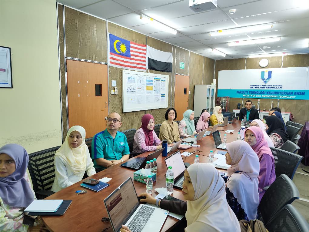  Audit Dalaman MS ISO 9001:2015 dan AQMS Prasiswazah dan Pascasiswazah tahun 2026 bagi Fakulti Teknologi Kejuruteraan Awam, UMPSA yang berlangsung pada 6 Mei 2026 bertempat di Bilik Mesyuarat FTKA UMPSA Kampus Gambang 