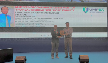 A huge congratulations to Assoc. Prof. Dr. Mohd Fakhrurrazi Ishak, FTKA for his prestigious appointment as an Invited Speaker at the 8th Asia Pacific Meeting on Near Surface Geoscience &amp; Engineering (NSGE 2026) in Bandung, Indonesia on 11 - 13 May 2026