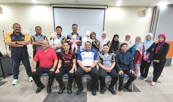 Kursus Kompetensi First Aider (Refresher) yang melibatkan staf akademik dan teknikal fakulti dengan kerjasama Pusat Kesihatan UMPSA dan JK Keselamatan & Kesihatan Pekerjaan (KKP) FTKA pada 18-19 Mei 2026 bertempat di Dewan Tun Teja, UMPSA Gambang