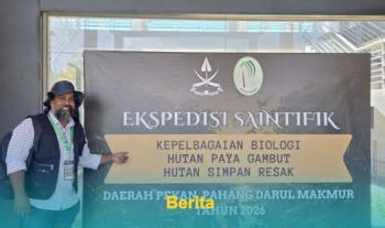 Pensyarah Fakulti Teknologi Kejuruteraan Awam, UMPSA Ir. Ts. Dr. Youventharan Duraisamy terpilih untuk mengetuai penyertaan teknikal dalam program Ekspedisi Saintifik – Kepelbagaian Biologi Hutan Paya Gambut, Hutan Simpan Resak pada 9 hingga 13 Mei 2026
