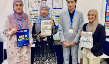 Setinggi-tinggi tahniah diucapkan kepada Ts. Dr. Nurmunira Muhammad@Atan yang menerima Pingat Emas dengan tajuk penyelidikan (BIOFORGE GROUNDFIX: Innovative Sustainable) di dalam ITEX 2026 bertempat di KLCC Convention Centre, Kuala Lumpur pada 31 Mei 2026