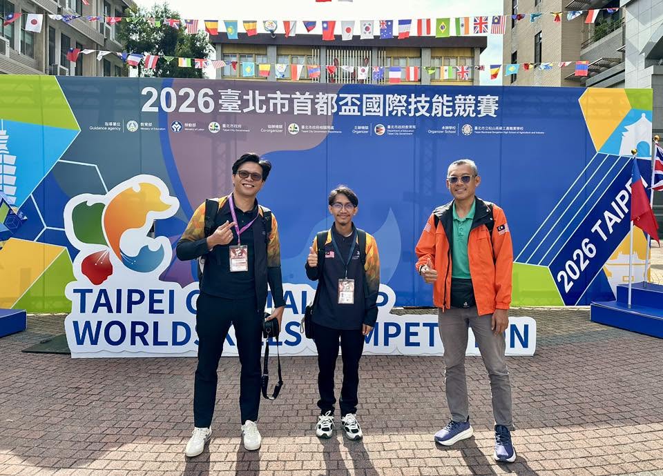 Pasukan WorldSkills Malaysia (WSM) Digital Construction telah menyertai Taipei Capital Cup 2026. Pasukan Malaysia diwakili oleh Ts. Muhammad Syaiful Safwan Nordin, Ts. Dr. Zahrizan Zakaria &amp; Muhammad Nashrul Zulkifli (Peserta Negara) pada 27-29 Mei 2026
