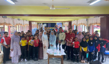 2 orang pensyarah FTKA, UMPSA telah menyantuni warga SK LKTP Layang-Layang bagi menjayakan Program Perkongsian Lestari Untuk Masa Depan pada 21 Mei 2026 untuk memupuk minat murid terhadap dunia sains dan kejuruteraan dan membina kesedaran alam sekitar