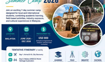 The Faculty of Civil Engineering Technology, UMPSA, invites students from Chongqing University, Universitas Muhammadiyah Yogyakarta, University of Southern Queensland and Universitas Riau to participate in the International FTKA Summer Camp 2026
