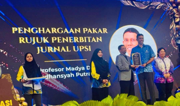 Setinggi-tinggi tahniah diucapkan kepada Prof. Madya Dr. Ramadhansyah Putra Jaya atas penganugerahan penghargaan Pakar Rujuk Penerbitan Jurnal UPSI sempena Majlis Apresiasi 2026 Sidang Editor Jurnal dan Penulis Buku UPSI pada 21 Julai 2026