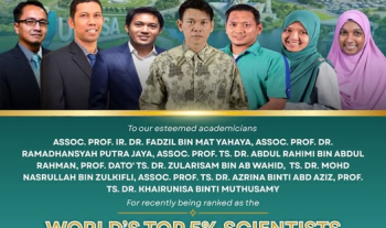 Fakulti Teknologi Kejuruteraan Awam, Universiti Malaysia Pahang Al-Sultan Abdullah merakamkan setinggi-tinggi tahniah kepada tujuh (7) orang penyelidik FTKA yang telah disenaraikan dalam World’s Top 5% Scientists by SciRank Global 2025 